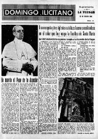 Domingo Ilicitano: suplemento de "La Verdad". Núm. 4, 12 de octubre de 1958 | Biblioteca Virtual Miguel de Cervantes