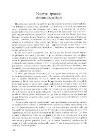 Nuevos apuntes cinematográficos / José Agustín Mahieu | Biblioteca Virtual Miguel de Cervantes