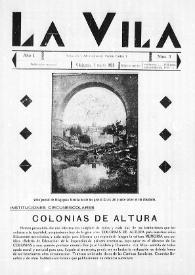 La Vila. Núm. 3, 1 de marzo de 1936 | Biblioteca Virtual Miguel de Cervantes