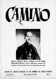 Camino: Boletín del Consejo Diocesano de los Hombres de Acción Católica. Núm. 6, junio de 1955 | Biblioteca Virtual Miguel de Cervantes