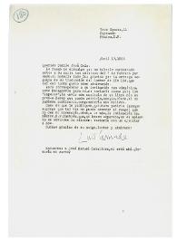 Carta de Luis Cernuda a Camilo José Cela. México, 17 de abril de 1958
 | Biblioteca Virtual Miguel de Cervantes