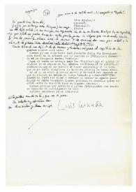 Carta de Luis Cernuda a Camilo José Cela. México, 19 de enero de 1960
 | Biblioteca Virtual Miguel de Cervantes