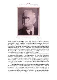More information Adolfo Kapelusz (Austria, 1873-Buenos Aires, 1947) [Semblanza] / Carolina Tosi 