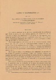 Lepra y matrimonio / por los Dres. José M. M. Fernández, Julio M. Barman, Vicente Pecoraro | Biblioteca Virtual Miguel de Cervantes
