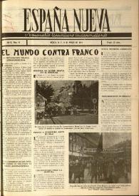 España nueva : Semanario Republicano Independiente. Año II, núm. 16, 9 de marzo de 1946 | Biblioteca Virtual Miguel de Cervantes