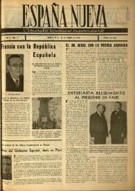 España nueva : Semanario Republicano Independiente. Año II, núm. 17, 16 de marzo de 1946 | Biblioteca Virtual Miguel de Cervantes