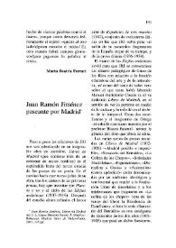Juan Ramón paseante por Madrid / Adolfo Sotelo Vázquez | Biblioteca Virtual Miguel de Cervantes