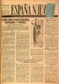 España nueva : Semanario Republicano Independiente. Año III, núm. 103, 13 de diciembre de 1947 | Biblioteca Virtual Miguel de Cervantes