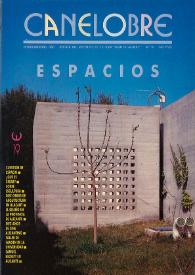 Canelobre, 19 (otoño-invierno 1990). Espacios / director Miguel Ángel Lozano Marco  | Biblioteca Virtual Miguel de Cervantes