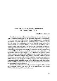 Juan Gil-Albert en la Valencia de la guerra civil / Guillermo Carnero | Biblioteca Virtual Miguel de Cervantes