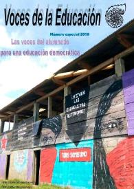 Voces de la Educación. Número especial 2018 | Biblioteca Virtual Miguel de Cervantes