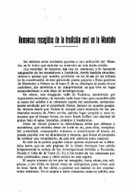Romances recogidos de la tradición oral en la montaña / José María de Cossío | Biblioteca Virtual Miguel de Cervantes