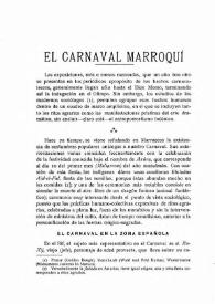 El carnaval marroquí / A. Martínez Pajares | Biblioteca Virtual Miguel de Cervantes