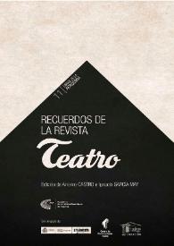 Recuerdos de la revista "Teatro" (1952-1957) | Biblioteca Virtual Miguel de Cervantes