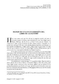 Elogio de una nueva edición del "Libro de Alexandre" / Amaia Arizaleta | Biblioteca Virtual Miguel de Cervantes