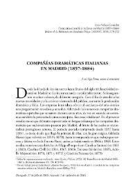 Compañías dramáticas italianas en Madrid (1857-1884) / Irene Vallejo González | Biblioteca Virtual Miguel de Cervantes