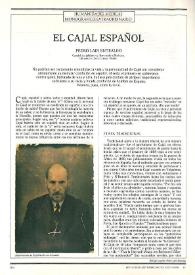 El Cajal español / Pedro Laín Entralgo | Biblioteca Virtual Miguel de Cervantes