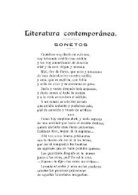 Literatura contemporánea: Sonetos / Gerardo Diego | Biblioteca Virtual Miguel de Cervantes