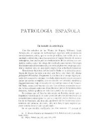 Patrología española / Justo Pérez De Urbel | Biblioteca Virtual Miguel de Cervantes