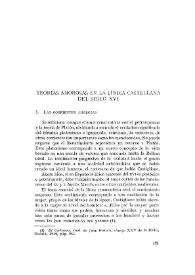 Teorías amorosas en la lírica castellana del siglo XVI / María Pilar Aparici Llanas | Biblioteca Virtual Miguel de Cervantes