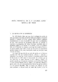 "Doña Perfecta", de B. P. Galdós, como novela de tesis / Demetrio Estébanez Calderón | Biblioteca Virtual Miguel de Cervantes