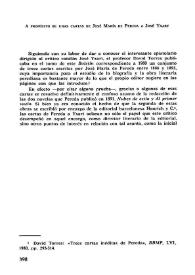 A propósito de unas cartas de José María Pereda a José Yxart / José Manuel González Herrán | Biblioteca Virtual Miguel de Cervantes