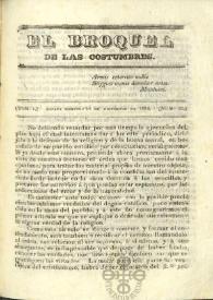 El Broquel de las Costumbres. Tomo I, núm. 33, domingo 16 de noviembre de 1834 | Biblioteca Virtual Miguel de Cervantes