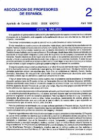 Boletín de la Asociación de Profesores de Español (FASPE). Núm. 2, 1990 | Biblioteca Virtual Miguel de Cervantes