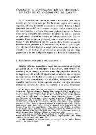 Tradición e innovación en la picaresca: Matices de "El casamiento de Laucha" / Antonio Pagés Larraya | Biblioteca Virtual Miguel de Cervantes