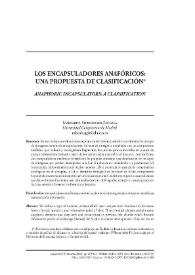 Los encapsuladores anafóricos: una propuesta de clasificación

 / Margarita Borreguero Zuloaga | Biblioteca Virtual Miguel de Cervantes
