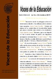 Voces de la Educación. Vol. 4, núm. 8, julio-diciembre 2019 | Biblioteca Virtual Miguel de Cervantes