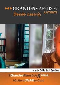 Diálogos informales con Margo Glantz y Mario Bellatín 1 de julio de 2020 | Biblioteca Virtual Miguel de Cervantes