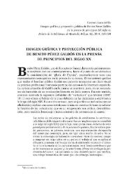 Imagen gráfica y proyección pública de Benito Pérez Galdós en la prensa de principios del siglo XX / Carmen Luna Sellés | Biblioteca Virtual Miguel de Cervantes