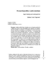 Formación jurídica y androcentrismo / Malena Costa Wegsman | Biblioteca Virtual Miguel de Cervantes