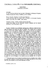 Castilla, Cataluña y la Monarquía Hispánica / Joseph Pérez | Biblioteca Virtual Miguel de Cervantes