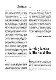 La vida y la obra de Ricardo Molina / Francisco Lucio | Biblioteca Virtual Miguel de Cervantes