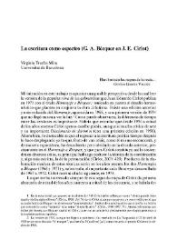 La escritura como espectro (G. A. Bécquer en J. E. Cirlot) / Virginia Trueba Mira | Biblioteca Virtual Miguel de Cervantes