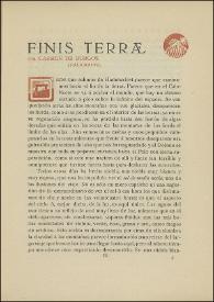 Finis terrae / Carmen de Burgos (Colombine) | Biblioteca Virtual Miguel de Cervantes