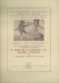 El trance de la maternidad: vida, folklore y literatura / María del Carmen Simón Palmer | Biblioteca Virtual Miguel de Cervantes
