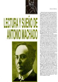 Lectura y sueño de Antonio Machado / Luis García Montero | Biblioteca Virtual Miguel de Cervantes