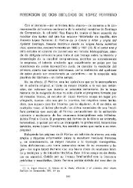 Reedición de dos estudios de López Ferreiro 
 / Serafín Moralejo Álvarez  | Biblioteca Virtual Miguel de Cervantes