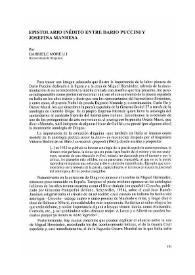 Epistolario inédito entre Darío Puccini y Josefina Manresa / Por Gabriele Morelli | Biblioteca Virtual Miguel de Cervantes