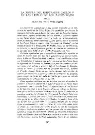 La figura del emperador Carlos V  en las letras de los Países Bajos
 / por el prof. Dr. Juan Terlingen | Biblioteca Virtual Miguel de Cervantes