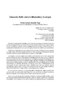 Gioconda Belli: entre la liberación y la utopía / Mirna Yazmín Estrella Vega | Biblioteca Virtual Miguel de Cervantes