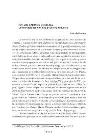 Por los caminos de Nélida. Conversaciones con una brasileña universal / Gabriela Ovando | Biblioteca Virtual Miguel de Cervantes