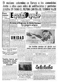 España popular : semanario al servicio del pueblo español. Año II, núm. 71, 26 de septiembre de 1941 | Biblioteca Virtual Miguel de Cervantes