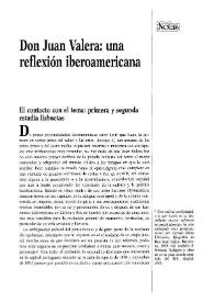 Don Juan Valera: una reflexión iberoamericana / José Manuel Cuenca Toribio | Biblioteca Virtual Miguel de Cervantes