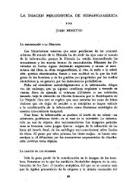 La imagen periodística de Hispanoamérica  / por Juan Beneyto | Biblioteca Virtual Miguel de Cervantes