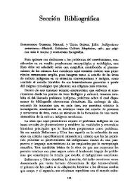 Cuadernos Hispanoamericanos, núm. 148 (abril 1962). Sección bibliográfica | Biblioteca Virtual Miguel de Cervantes