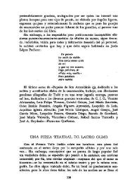 Una pieza teatral de Lauro Olmo / Félix Grande | Biblioteca Virtual Miguel de Cervantes
